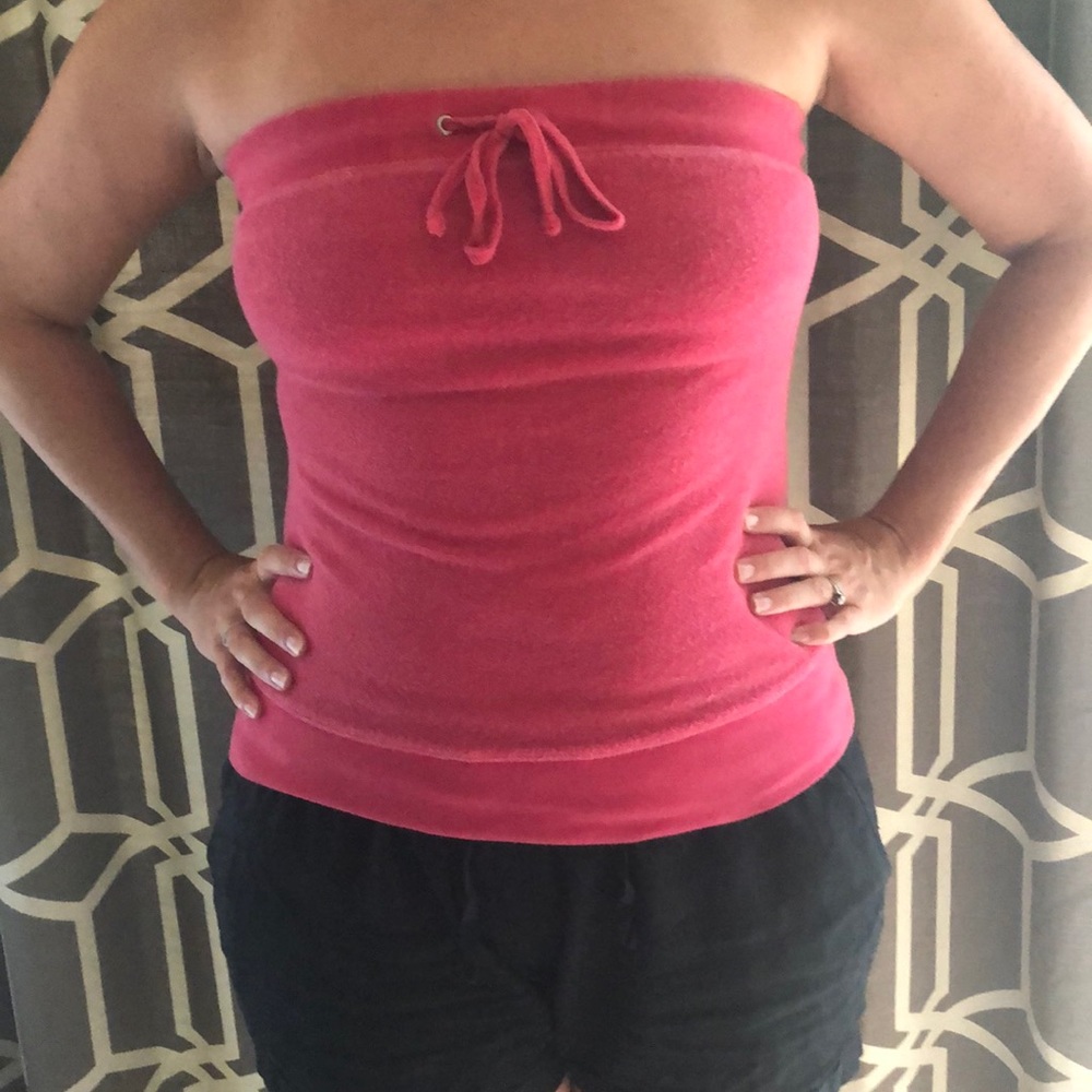 Cute Terrycloth Tube Top